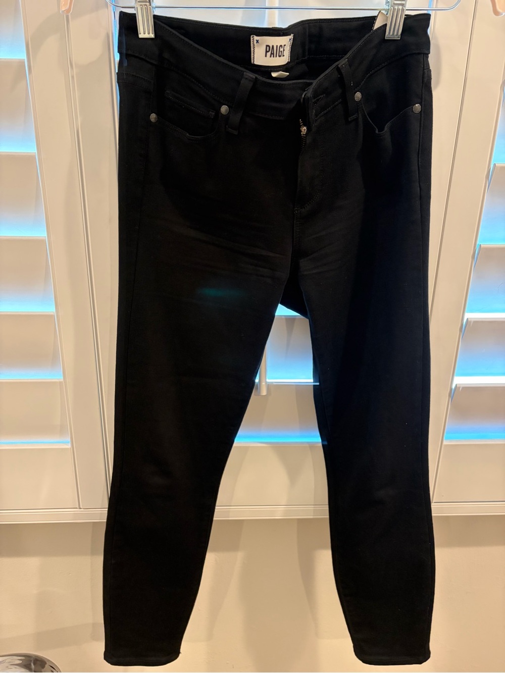 PAIGE Verdugo Crop Mid-Rise Skinny Jeans